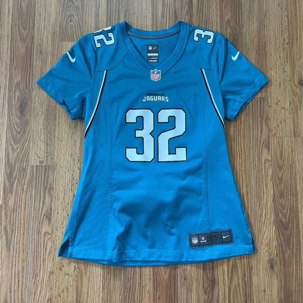 Jacksonville Jaguars Maurice Jones Drew #32 NFL FOOTBALL Women's Cut Sz M Jersey